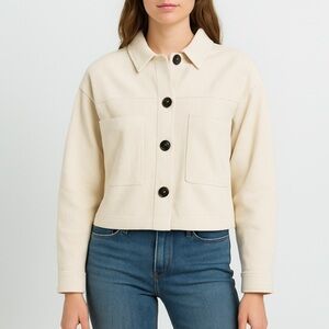 Gianni Bini Women’s Creme Corduroy Jacket